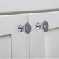 Mascot Hardware New Haven 1-4/7 in. Black Cupped Drawer Cabinet Knob