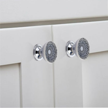 Mascot Hardware New Haven 1-4/7 in. Black Cupped Drawer Cabinet Knob
