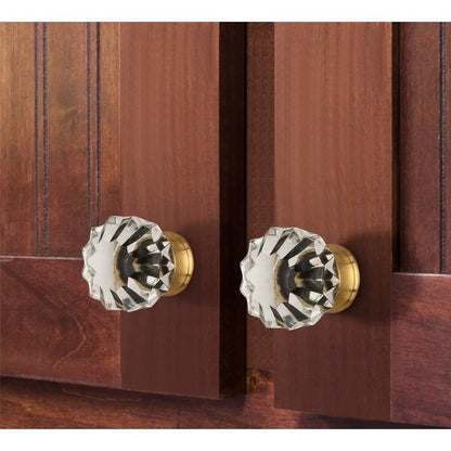 Clear Crystal 1-1/4 in. Cabinet Knob