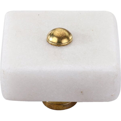 Mascot Hardware 1-1/2 in. Square Marble Drawer Cabinet Knob