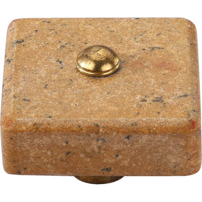Mascot Hardware 1-1/2 in. Square Marble Drawer Cabinet Knob