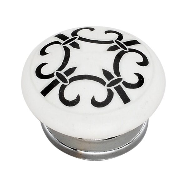 Mascot Hardware Ornate 1-1/2 in. Round Cabinet Knob (Pack of 10)
