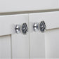 Mascot Hardware Cactus Design 1-4/7 in. Black Drawer Cabinet Knob