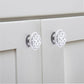 Swirl Design 1-3/5 in. Flat Cabinet Knob