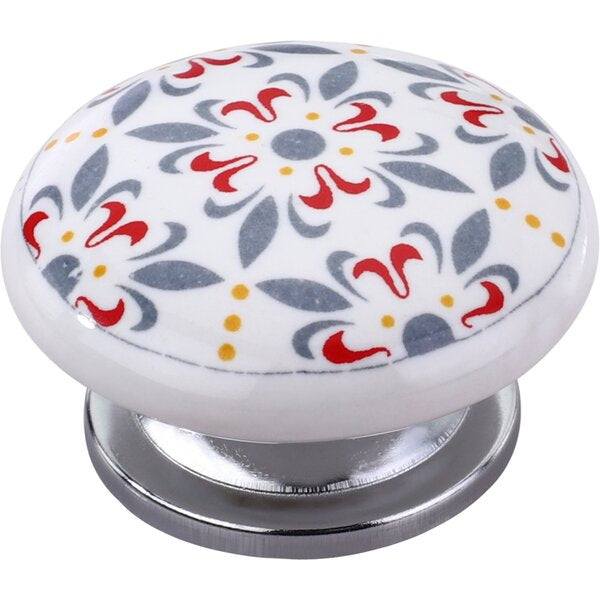 Modern FDL 1-3/5 in. Multicolor Cabinet Knob