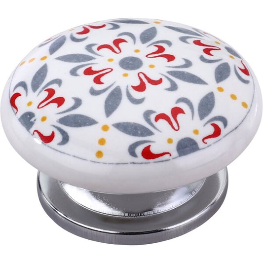 Modern FDL 1-3/5 in. Multicolor Cabinet Knob