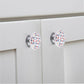 Modern FDL 1-3/5 in. Multicolor Cabinet Knob