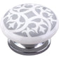 Swirl Design 1-3/5 in. Flat Cabinet Knob