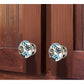 Mascot Hardware Leaf de-Side 1-3/5 in. Black & Cream Cabinet Knob (Pack of 10)