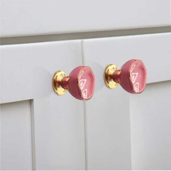 Tropical Leaves 1-2/3 in. Cabinet Knob