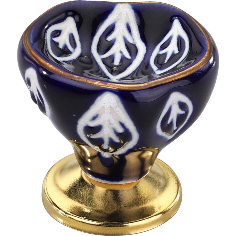 Tropical Leaves 1-2/3 in. Cabinet Knob