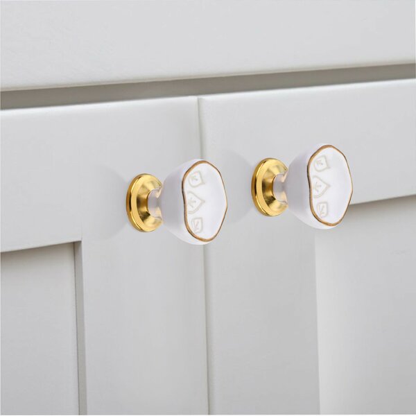 Tropical Leaves 1-2/3 in. Cabinet Knob