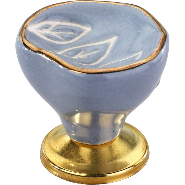 Tropical Leaves 1-2/3 in. Cabinet Knob