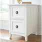 Fusion Log 1-7/9 in. White Effect Marble Cabinet Knob