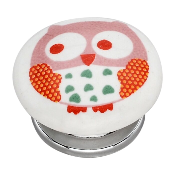 Mascot Hardware True Owl 1-1/2 in. Drawer Cabinet Knob