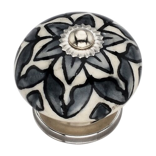 Blossom Fusion 1-4/7 in. Grey Cabinet Knob