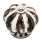 Melon Design 1-7/9 in. Cream & Brown Cabinet Knob