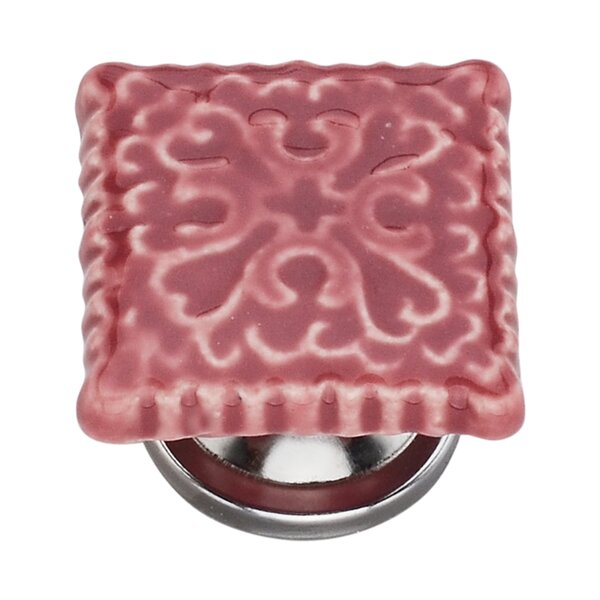 Mascot Hardware Intricate 1-1/2 in. Cherry Tile Drawer Cabinet Knob
