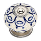 Jarred Washed 1-4/7 in. Blue Cabinet Knob