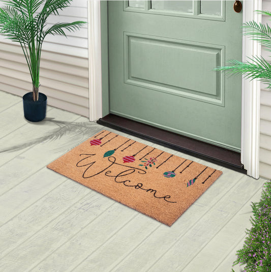 Welcome Mat, 28'' x 18'' Non Slip Front Outdoor Doormat