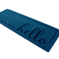 Welcome'' Home'' Hello'' Rubber Non-Slip 30'' x 10'' Indoor Outdoor Doormat