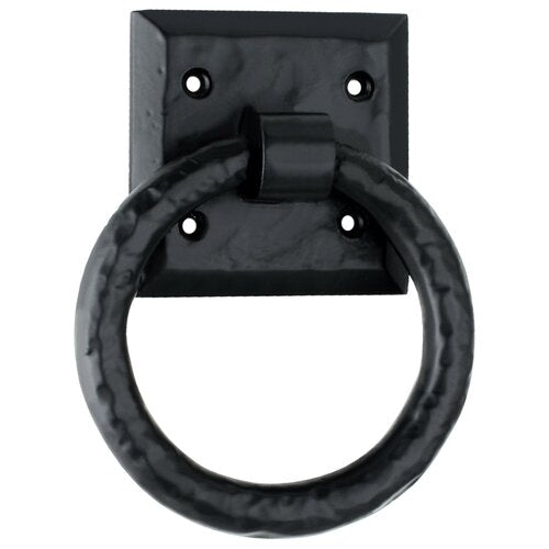 Square Base 3-1/2 in. Ring Door Knocker