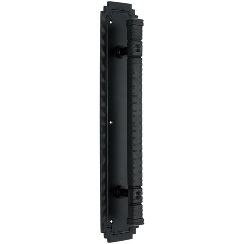 16 in. Door Pull Handle on Stepped Plate