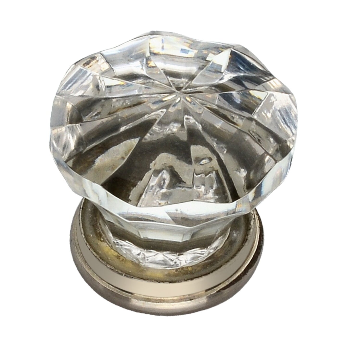 Mascot Hardware Swirl 1-1/2 in. Crystal Drawer Cabinet knob