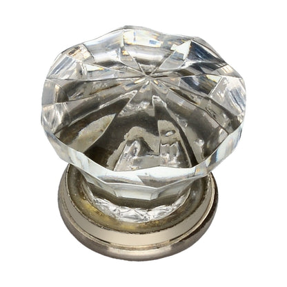 Mascot Hardware Swirl 1-1/2 in. Crystal Drawer Cabinet knob