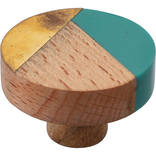Temecula 1-1/2 in. Wood Trio Cabinet Knob
