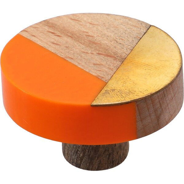 Mascot Hardware Temecula 1-1/2 in.  Wood Trio Cabinet Knob (Pack of 10)