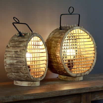 Hand Made Decorative Lamps And Lanterns For Rural Cozy Homestay