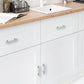 Contemporary Arch 3 in. (76mm) Satin Nickel Drawer Pull (10-Pack)