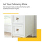 Mascot Hardware Heart 1-37/50 in. White Cabinet Knob (Pack of 10)