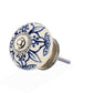Mascot Hardware Petunia Washed 1-4/7 in. Blue Cabinet knob (Pack of 10)
