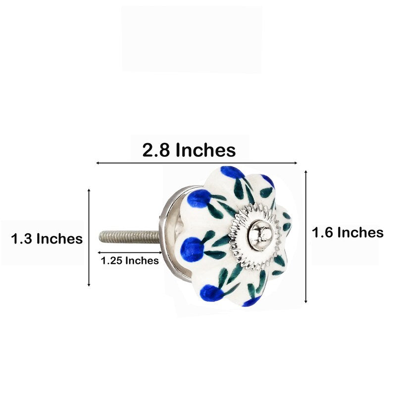 Mascot Hardware Azalea 1-2/3 in. Multicolor Cabinet Knob (Pack of 10)