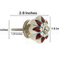 Mascot Hardware Heart 1-37/50 in. White Cabinet Knob (Pack of 10)