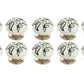 Designer 1-3/5 in. Black & White Cabinet Knob (Pack of 10)