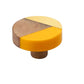 Mascot Hardware Temecula 1-1/2 in. Peach & Wood Trio Cabinet Knob (Pack of 10)