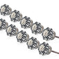 Mascot Hardware Black 1-3/5 in. Flower on White Melon Cabinet Knob (Pack of 10)