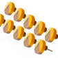 Mascot Hardware Temecula 1-1/2 in. Peach & Wood Trio Cabinet Knob (Pack of 10)