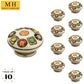 Contemporary Squares 1-17/20 in. White Cabinet Knob (Pack of 10)