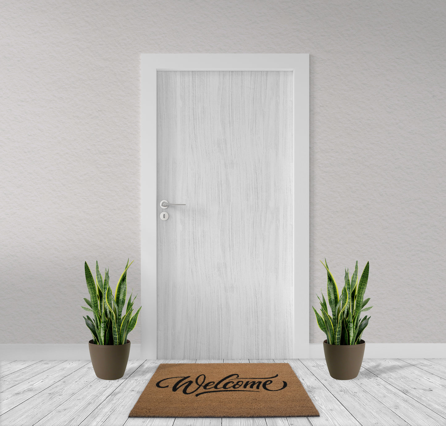 Welcome , Natural Coir Doormat With Non slip 30 x 18 Indoor and Outdoor Coir Mat