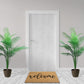 Natural Coir Doormat with Non-Slip Backing - 28 x 18 - Outdoor / Indoor - Natural
