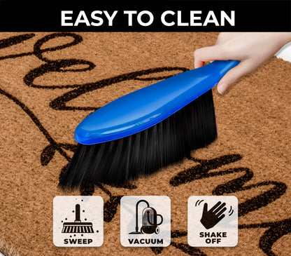 Welcome Non-Slip Rubber Back 28'' x 18'' Indoor and Outdoor Doormat