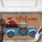Welcome Calloway Mills 28" x 18" Christmas Fun Doormat Multi Color