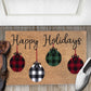 Holiday Collection 28 in. x 18 in. Coir Outdoor Doormat Natural Coir Mat